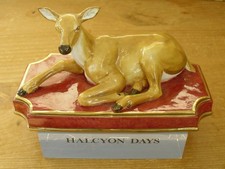 Halcyon Days Red Deer - 18th Chelsea Inspired Porcelain Figure - 6 1/4"(15.5cms)