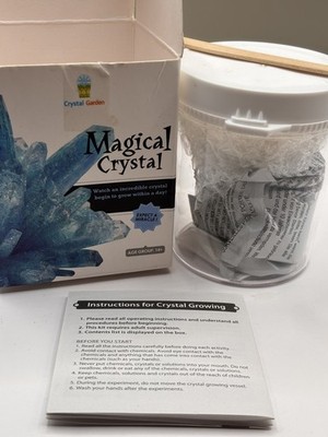 Crystal Garden Science Experiment Spielzeug, blau magisches Kristall Grow Kit,