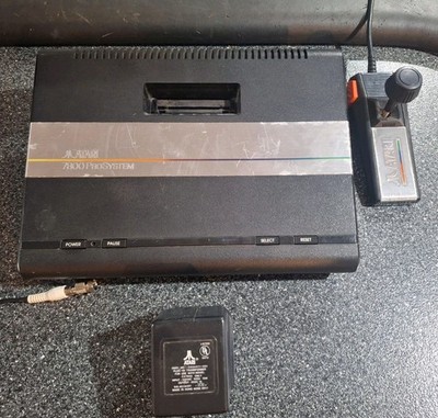 Atari 7800 Prosystem Console Bundle With Controller Power Supply TESTED WORKING