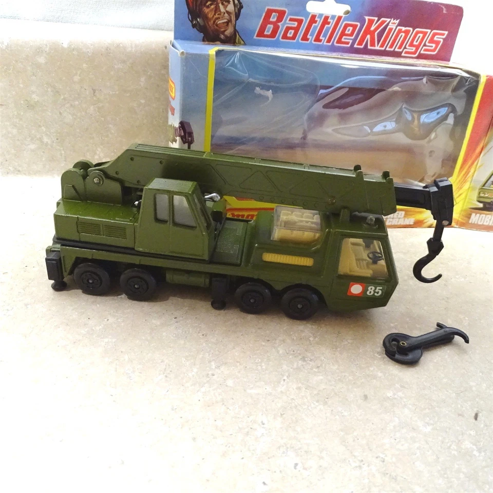 Vintage Original Matchbox, Battle Kings, K-113, Armoured Mobile Crane, #85 Green - Image 2 of 4