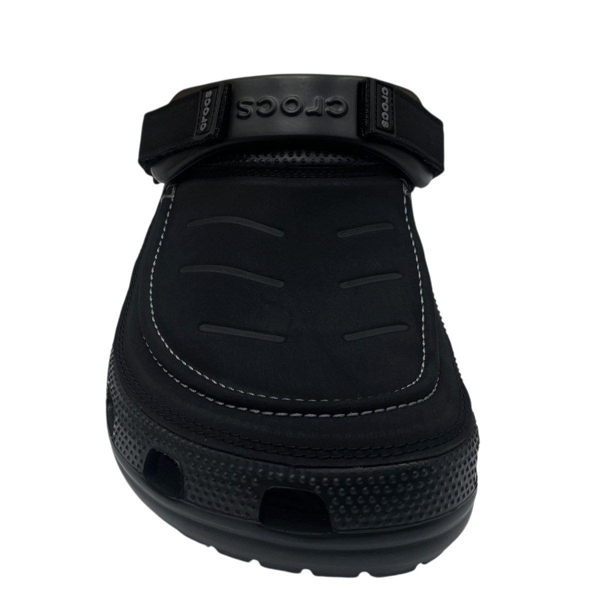 CROCS Mens 8 Yukon Vista Sling Back Slip On Clog Black Faux Leather Non Slip Crocs Men main image 2