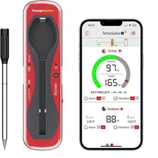 ThermoPro Tempspike Wireless Meat Thermometer Bluetooth - Red (TP960W) Probe New