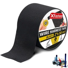2 Inch x 50 Feet High Heat Resistant Wire Loom Tape - Automotive Electrical Tape