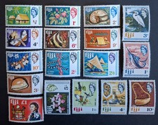 FIJI 1968 MINT  "LOCAL MOTIVES & QUEEN ELIZABETH II" COMPLETE SET