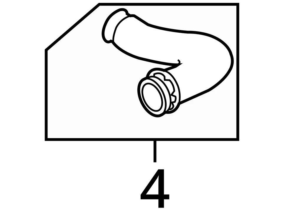 2009-2017 Volkswagen Tiguan Intercooler Hose OEM Used Foto 4 de 4