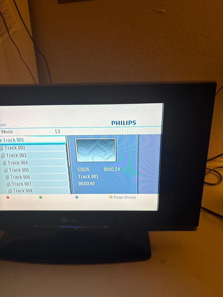 LG 17LX1R-MB 17" FLAT PANEL LCD TV 720P NO REMOTE RETRO GAMING TESTED & WORKS - Image 3 of 4