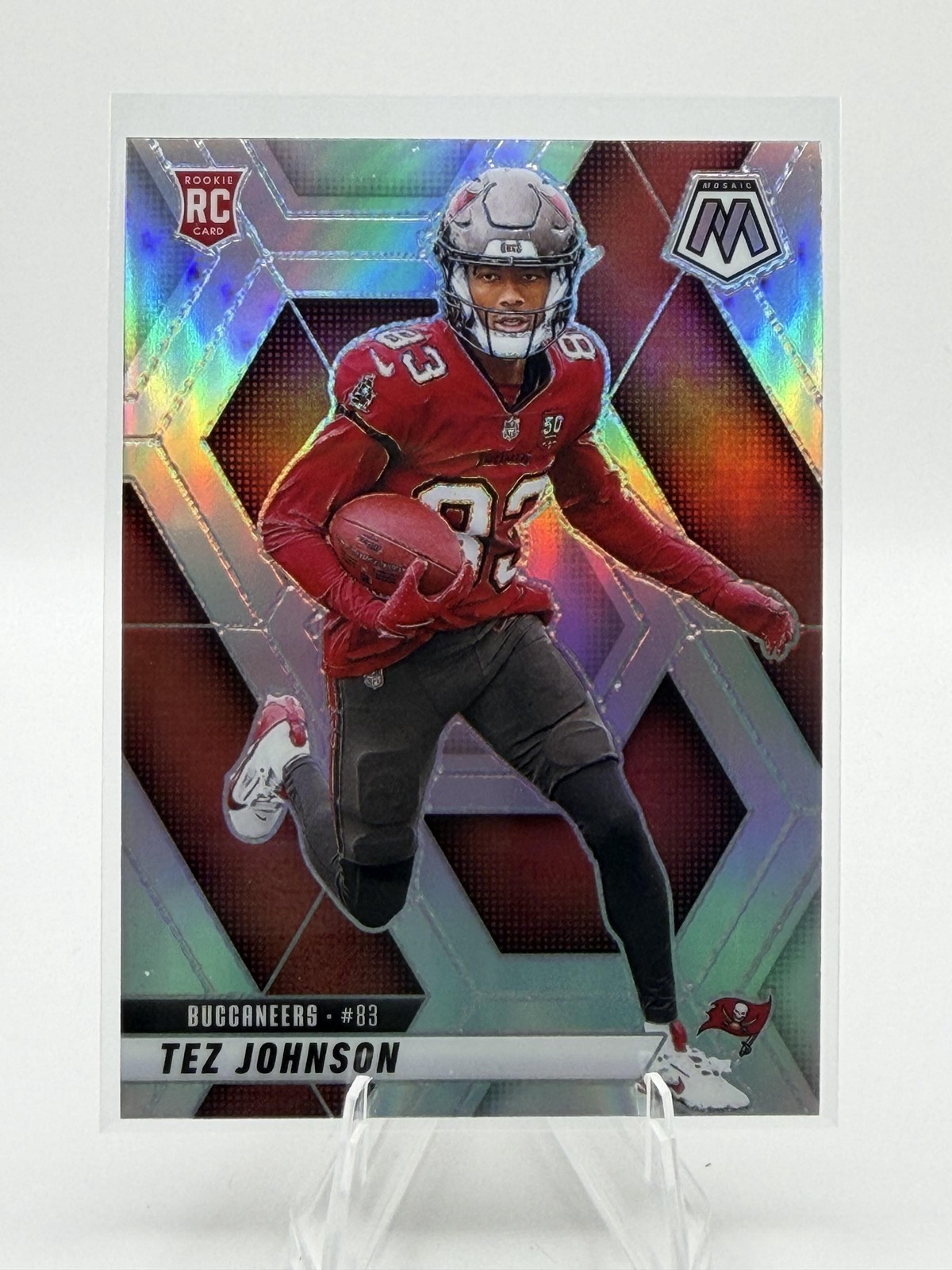 2025 Panini Mosaic #316 Tez Johnson Silver