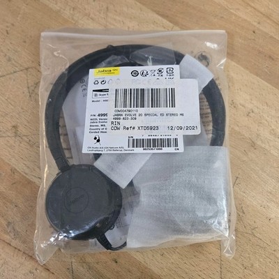 Jabra HSC016 Evolve 20 Stereo Headset - Black (HSC016)  Brand New A++ NEW