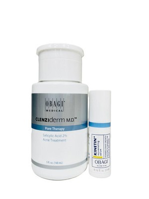 OBAGI Pore Therapy (5 fl.oz) & Kinetin+ Rejuvenating Serum (0.16 fl.oz) SET