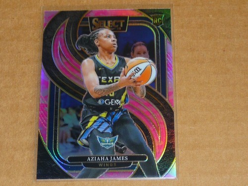 2025 Panini Select WNBA AZIAHA JAMES PINK CAMO PRIZM WINGS 75/175 #174