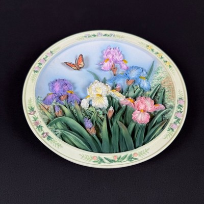 レオ様ご売約済　Gien　ロカイユと草花の プレート １点　(No.2851) Bradford Exchange Lena Liu's Beautiful Gardens 