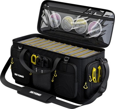 Fishing Tackle Hauler Pro XL Black Storage Organization Beyond