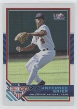 2017 USA Baseball Stars & Stripes Longevity Holofoil 6/99 Anfernee Grier #82 7m3