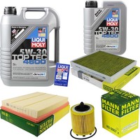 Inspektionskit Filter Liqui Moly ÖL 6L 5W-30 FüR Opel Zafira A F75_ 2.2 16V