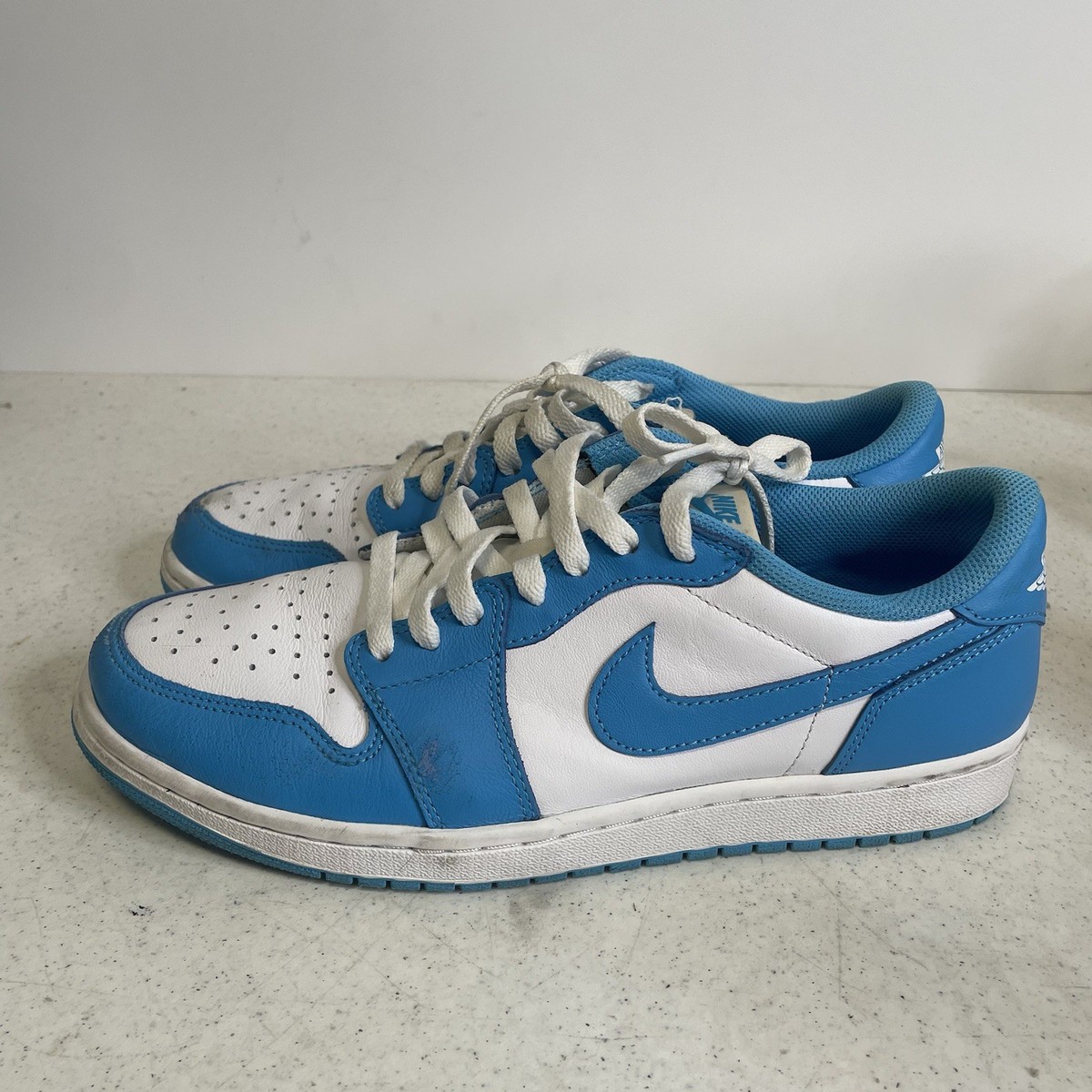 【新品27ｃｍ】ナイキエアジョーダン1 low unc blue 国内 7/3 発売】ナイキ エア ジョーダン 1 ロー “UNC/ホワイト