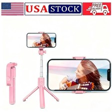 Selfie Stick Tripod Remote Desktop Stand Cell Phone Holder For iPhone Samsung US