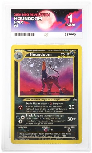 Houndoom (Unlimited) graded ACE 1 for sale on eBay