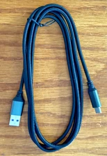 Braided USB to C Charging Data Cable Cord for iPhone 17 16 Pro Max 15 6ft. Black