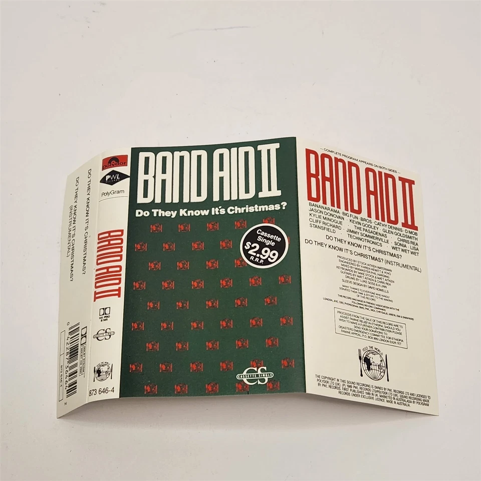 Band Aid II Do They Know It's Christmas? Cassingle Cassette Tape Polygram - Image 4 of 4