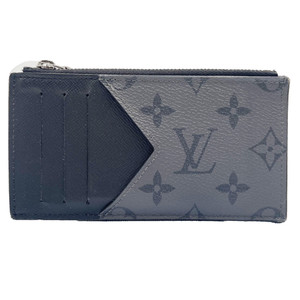 [eBay Live]3062-08 LV Eclipse Reverse Monogram Coin Card Holder Zip Wallet 