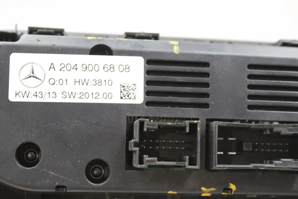 Control de temperatura 204 tipo delantero GLK250 compatible con 13-15 MERCEDES CLASE GLK 41259 Foto 3 de 4