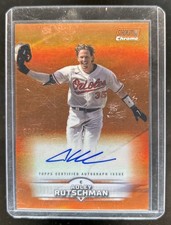 2025 Topps Stadium Club Adley Rutschman Chrome Auto Orange Refractor #/25