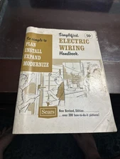Vintage Sears Roebuck Simplified Electric Wiring Handbook 1969 