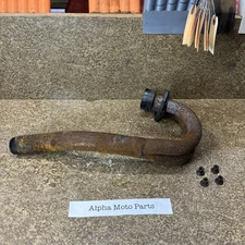 82 Yamaha XT550 Header Head Pipe Exhaust 1982