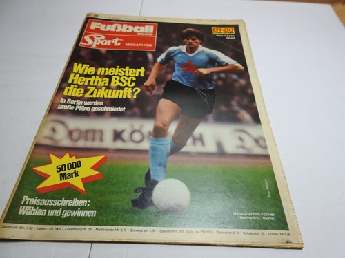Fußball Woche 18 / 1980 Hans Joachim Förster - Dieter Müller - Holland