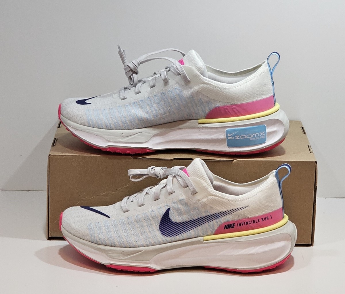 Nike W ZoomX Invincible Run FK 3 Running Shoes DR2660-105 | eBay UK