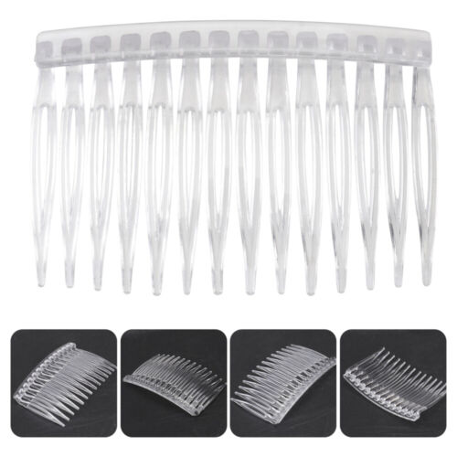 10pcs Transparent Hair Side Combs for Women Classic Hair Accessories