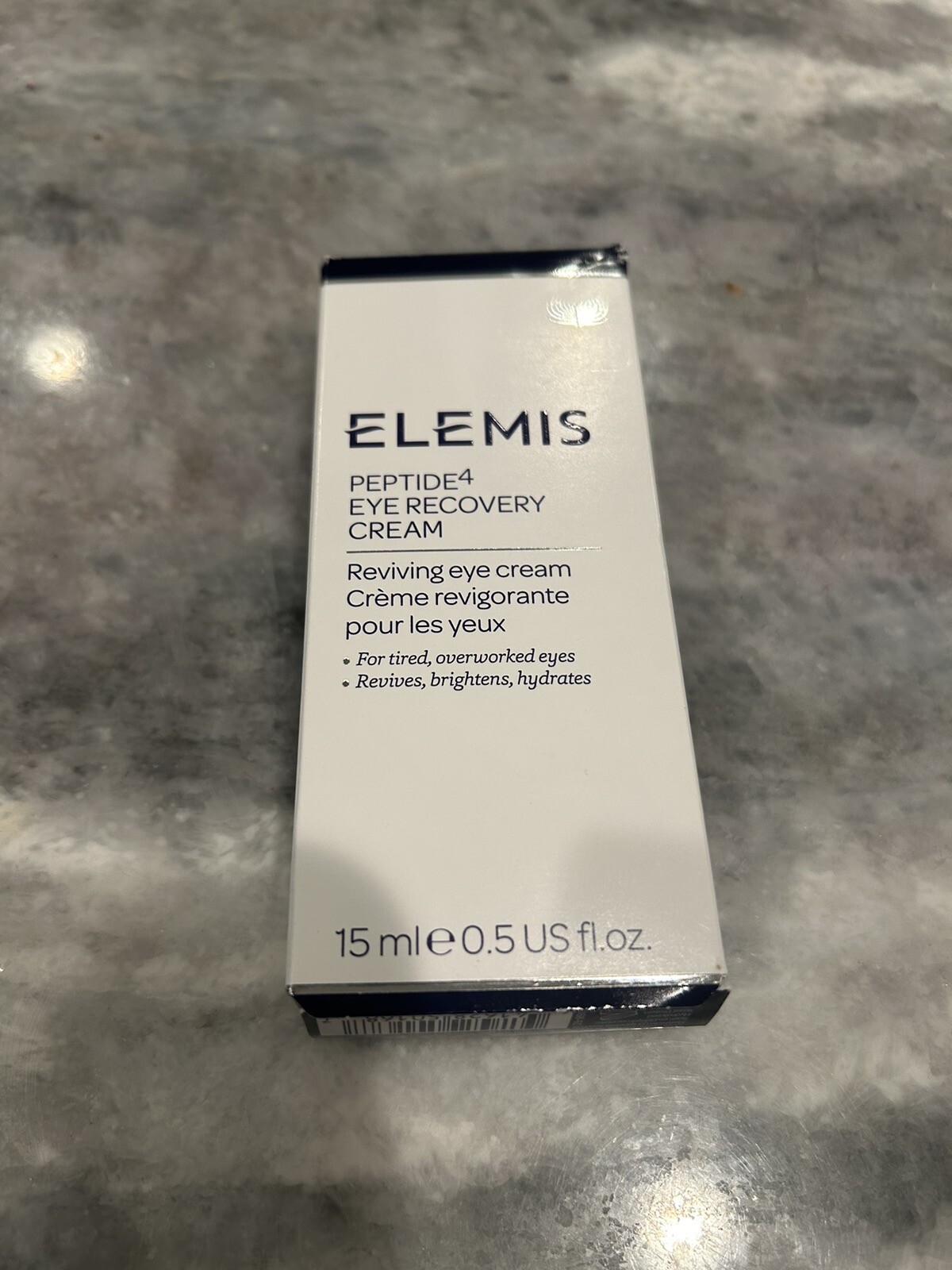 ELEMIS PEPTIDE 4 EYE RECOVERY CREAM Revives, Brightens, Hydrates 0.5