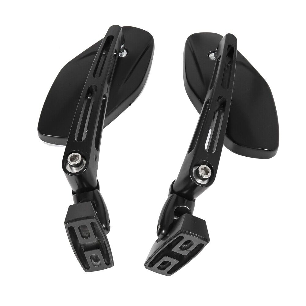 Smoke Blue Motorcycle Rear View Mirrors For Kawasaki 250 500 ZX6