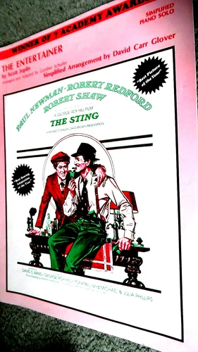 SCOTT JOPLIN: THE ENTERTAINER: THEME FROM THE FILM 'THE STING' (SHEET MUSIC)