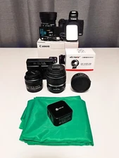 Cano M50 Mark II, EF 27-105 F 1. 4, Lens Kit with Batteries and Accessories Etc.