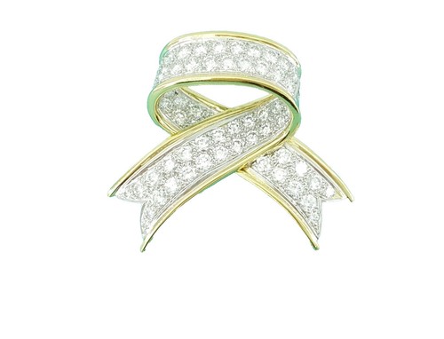 TIFFANY & Co. butterfly Brooche Diamond 750 Pt950 P0069422 | eBay