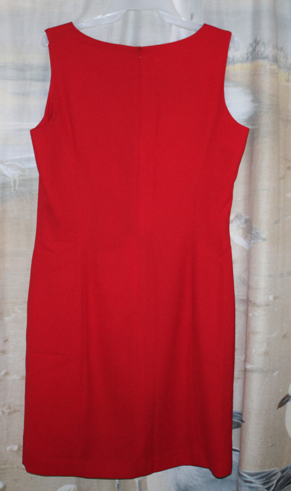 Dressbarn® Red Sleeveless Lined Pencil Dress Size 12 eBay