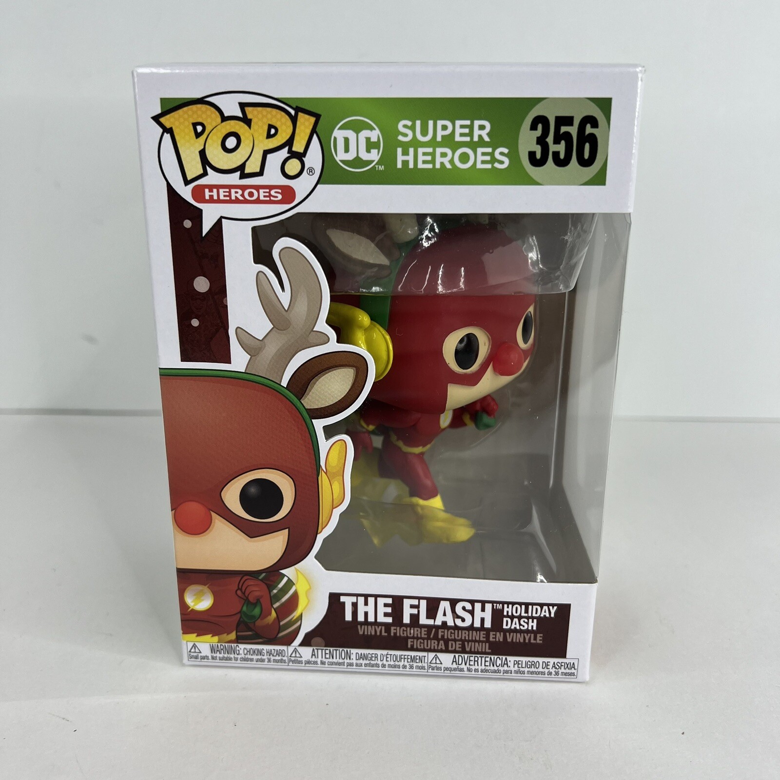 Funko Pop! The Flash Holiday Dash Dc Comics Holiday Pop #356