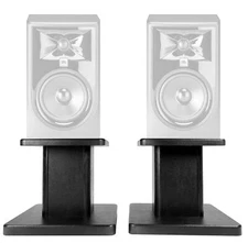 Rockville 8” Black Studio Monitor Speaker Stands For JBL 305P MKII Monitors