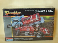 Monogram Steve Butler Gambler World Of Outlaws Sprint Car Model Kit 1/24 Scale Monogram Steve Butler Gambler World Of Outlaws Sprint Car Model Kit 1/24 Scale
