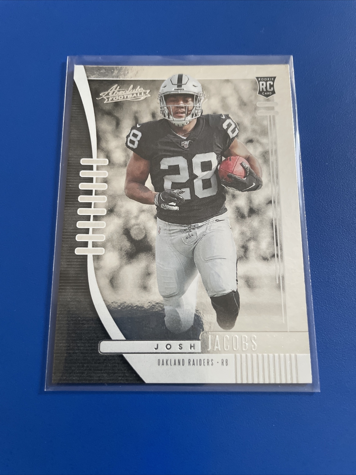 Josh Jacobs 2019 Panini Absolute RC Silver Foil #124 Raiders