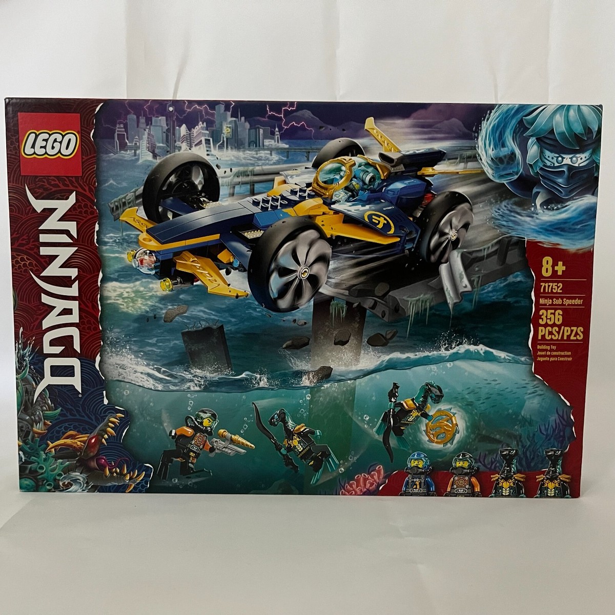 Lego Ninjago 71752: Ninja Sub Speeder *Retired* - New Sealed in