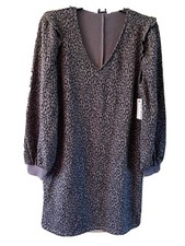NINE WEST WOMENS ANIMAL PRINT DRESS SIZE LARGE NEW WITH TAGS