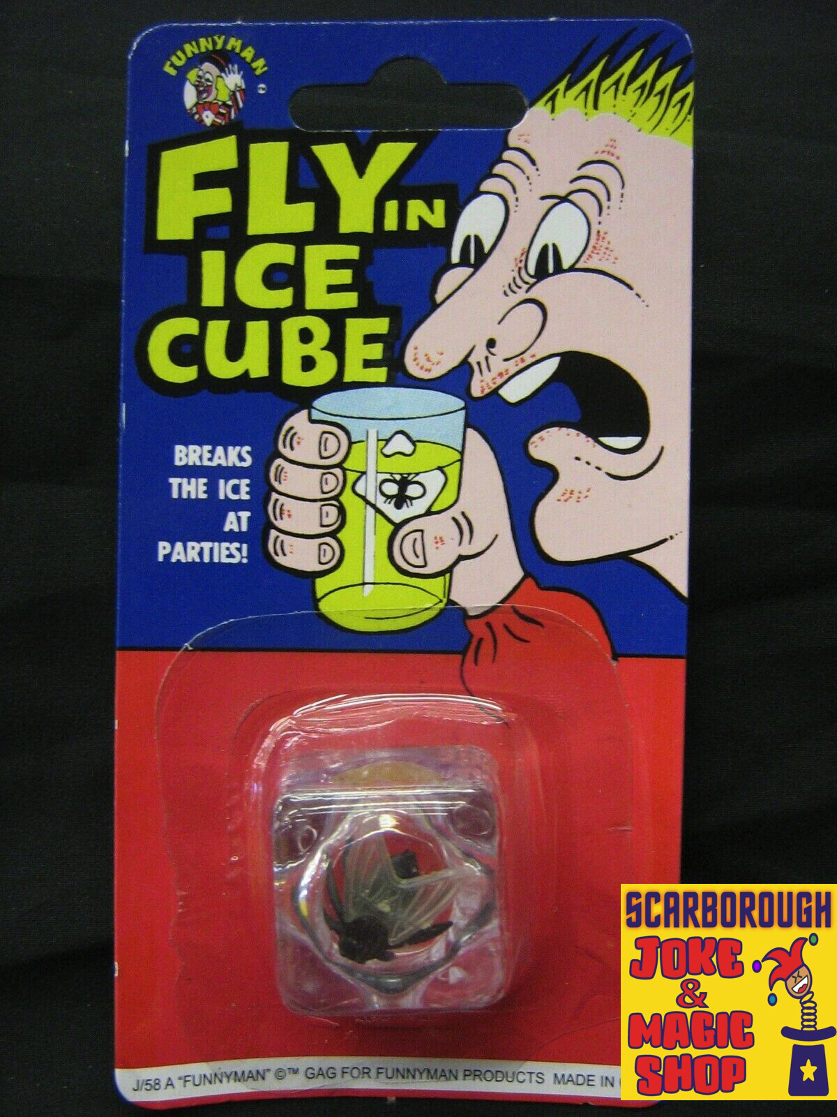 Fly In Ice Cube ~ Drink Joke Prank ~ Classic Retro Gag ~ Fake Ice Cube