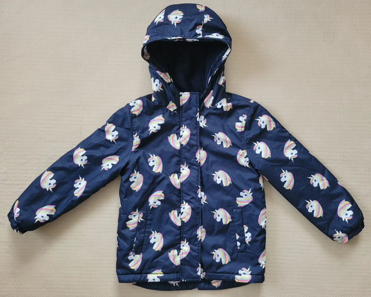 St Bernard s For Dunnes Stores Girls Unicorn Hooded Coat Jacket