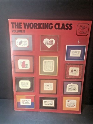 The Working Class Vol 2 Three Needles Cross Stitch Pattern Book Trucker Farmer