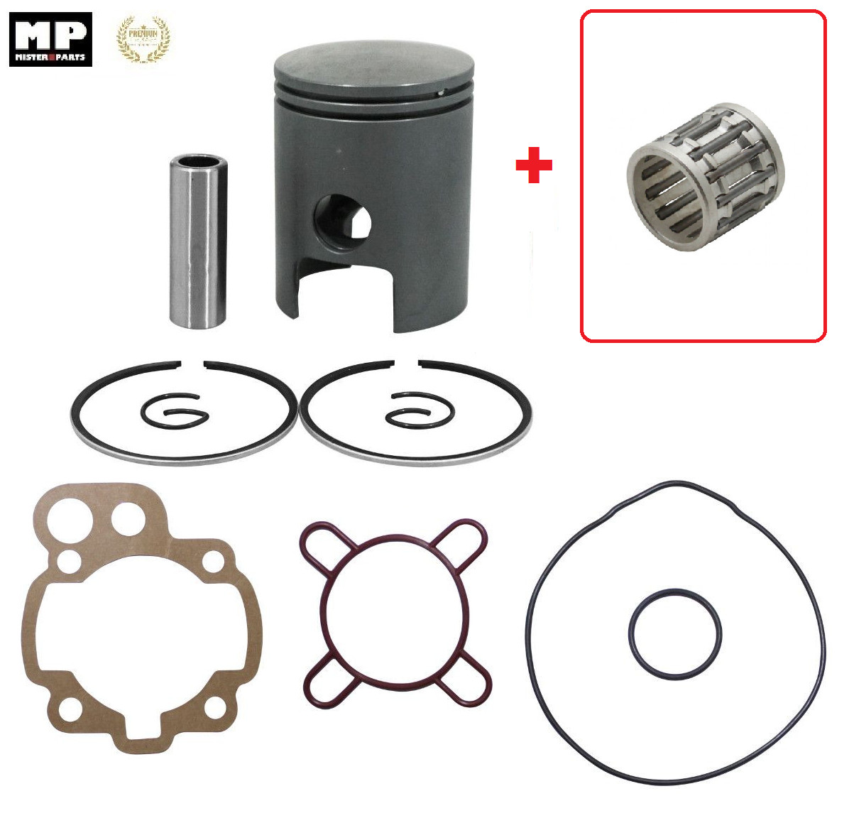 Cage de piston AM6 renforcée et joint haute température pour Peugeot et Yamaha