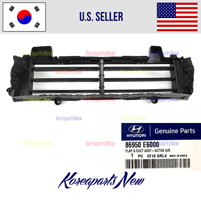Grille Active Air Shutter Flap Duct Deflector  GENUINE  SONATA HYBRID 2016-2018