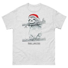 Christmas Sloth Merry Christmas Men's and Women's Sloth T-Shirt