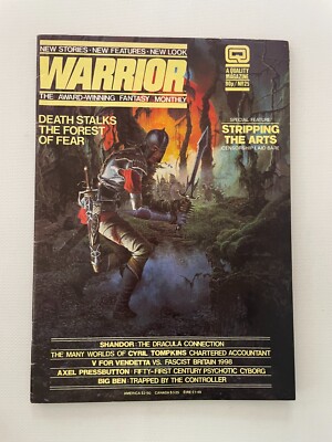 Warrior Magazine 25 VF Quality Comics UK Magazine Marvelman V Vendetta 2 J253